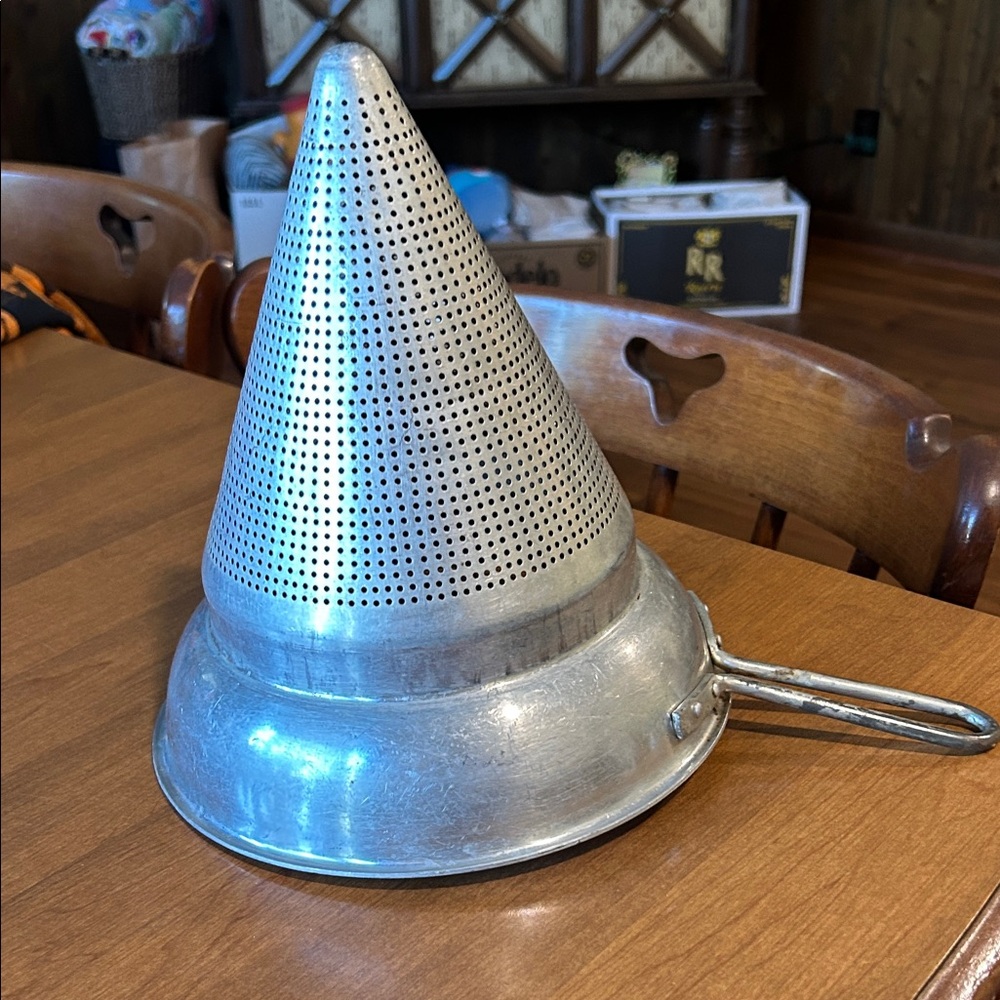 Vintage wear-ever Metal Cone Strainer